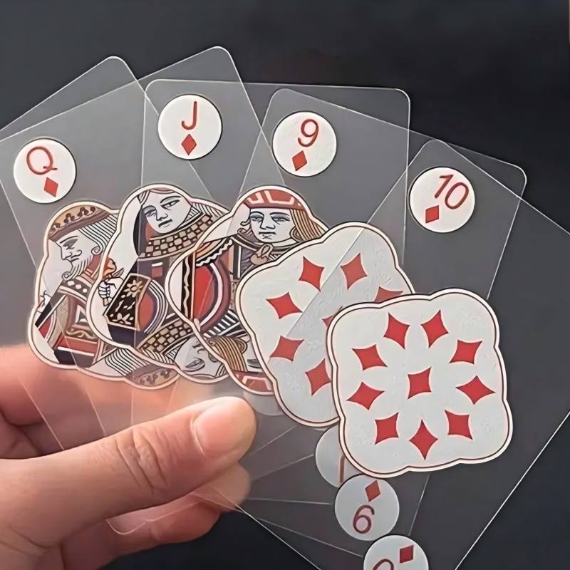 Wellcards custom transparent playing cards​ OEM ODM Manufacturer in China