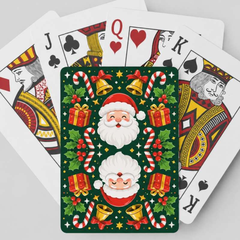 WellCards Custom Christmas Playing Cards OEM ODM Manufacturer in China