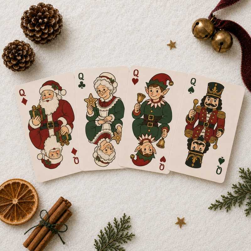 WellCards Custom Christmas Playing Cards OEM ODM Manufacturer in China