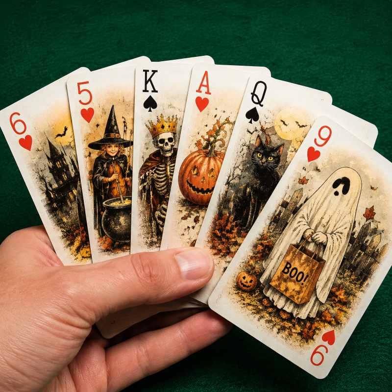 WellCards Custom Halloween Playing Cards OEM ODM Manufacturer in China