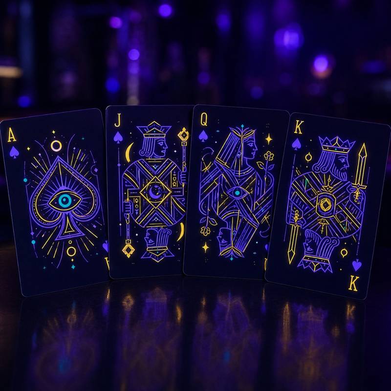 WellCards Custom UV Reactive Playing Cards OEM ODM Manufacturer in China